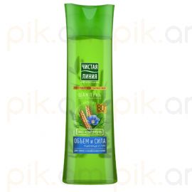 Շամպուն Чистая Линия 400 մլ Объём и сила