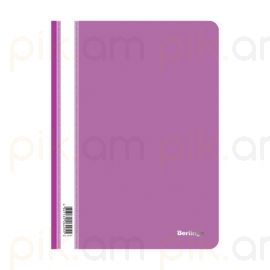 Արագակար  Berlingo  A4  մանուշակագույն թափանցիկ դիմային հատվածով