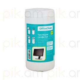 Խոնավ անձեռոցիկ OfficeClean 100 հատ բոլոր տեսակի էկրանների համար
