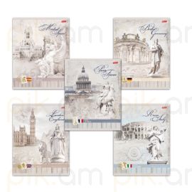 Տետր Hatber 96 թերթ տողանի World sights