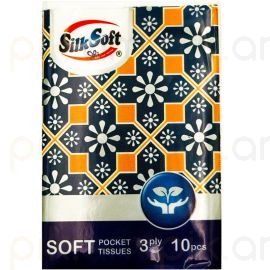 Գրպանի անձեռոցիկ Silk Soft 10 հատ