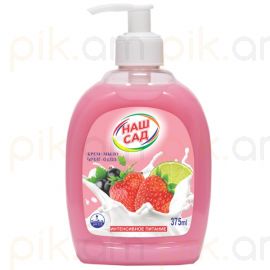 Հեղուկ կրեմ-օճառ Наш Сад Ելակ 375 մլ.