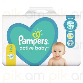 Մանկական տակդիր Pampers N2 (4-8 կգ), 96 հատ