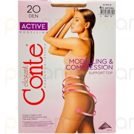 Զուգագուլպա Conte Active 20 Den 4L Natural
