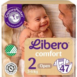 Մանկական տակդիր Libero Comfort N2 (3-6կգ), 47 հատ