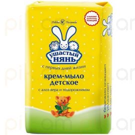 Կրեմ-օճառ Ушастый нянь с алоэ вера и подорожником 90 գ.