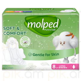 Միջադիր կան. Molped Soft & Comfort Long 8 հատ