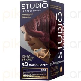Մազի ներկ «Studio» №5.54 Махагон