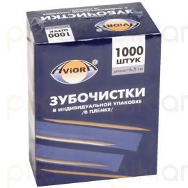 Ատամի փայտիկ Aviora 1000 հատ 
