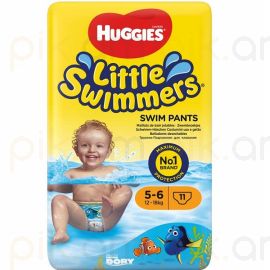 Մանկական տակդիր-վարտիք ջրային Huggies Little Swimmers N5-6 (12-18կգ), 11 հատ