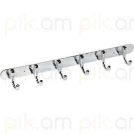 Չժանգոտվող մետաղից կախիչներ 6 տեղանոց