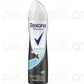 Հոտազերծիչ-սփրեյ Rexona Անտեսանելի թափանցիկ բյուրեղ Սև և սպիտակ 150 մլ.