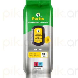 
Խոնավ Անձեռոցիկ Purfix Extra Մաքրության Համար 100 հատ
