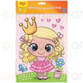 Մոզայկա ինքնակպչուն Мульти-Пульти "Принцесса" 21*29,5սմ․