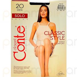 Զուգագուլպա Conte Solo 20 Den 3M Nero