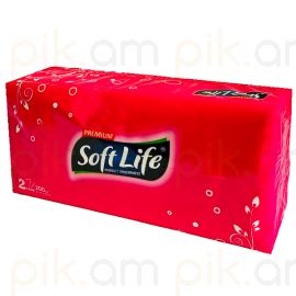 Անձեռոցիկ Soft Life 21*20 200 հատ