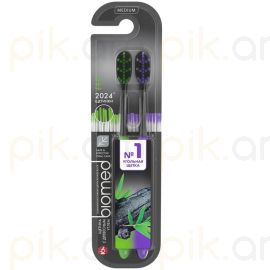 Ատամի խոզանակ Biomed Black 2 հատ