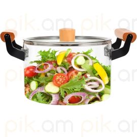 Կաթսա ապակյա 3,2լ հրակայուն XZ-3558