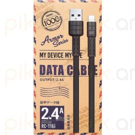 Լիցքավորման Լար Remax Lightning RC-116i 1մ․