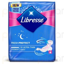 Կանացի միջադիր Libresse Ultra Goodnight Soft 10 հատ