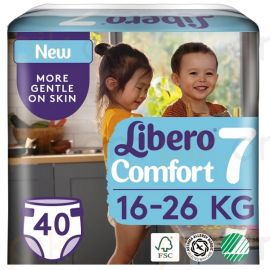 Մանկական տակդիր Libero Comfort N7 (16-26կգ), 40 հատ