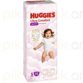 Մանկական տակդիր-վարտիք Huggies Ultra Comfort Girl N5 (12-17կգ) 42 հատ