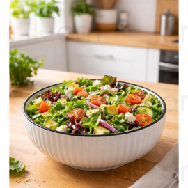 Ափսե կերամիկական Մուգ եզրերով 13,75սմ XZ-6453