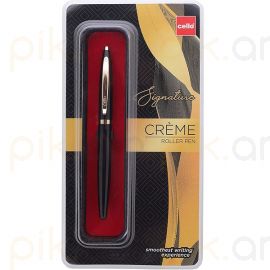 Գրիչ գնդիկավոր Cello Signature Creme Ebony Roller կապույտ (0,7մմ)