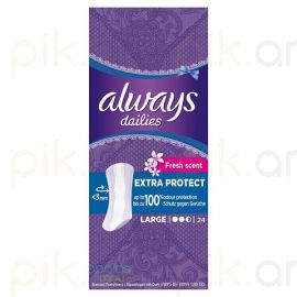 Ամենօրյա միջադիրներ Always Dailies Extra Protect Large 24 հատ