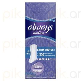 Ամենօրյա միջադիր Always Dailies Large Extra Protect 26 հատ
