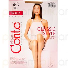 Զուգագուլպա Conte Solo 40 Den 4L Natural