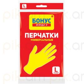 Ռետինե ձեռնոցներ Бонус L