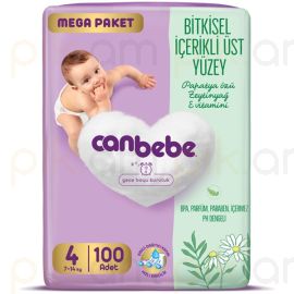 Մանկական տակդիր Canbebe N4 (7-14 կգ), 100 հատ