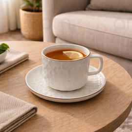 Բաժակ Կերամիկական 6 Հատ Տակդիրով Թեյ XZ-6474