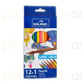 Գունավոր մատիտներ Dolphin 12գույն