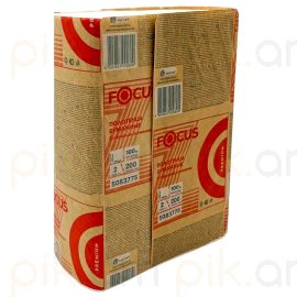 Թղթե սրբիչ դիսպենսերի համար Focus 200 hատ երկշերտ