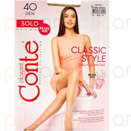 Զուգագուլպա Conte Solo 40 Den 7 3XL Bronz