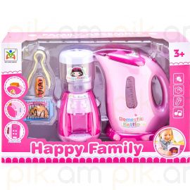 Խաղալիք էլեկտրական թեյնիկ + ջրի դիսպենսր Happy Family LS8287