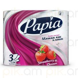 Զուգարանի թուղթ Papia Strawberry Dream