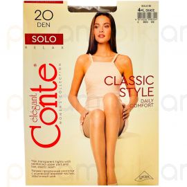 Զուգագուլպա Conte Solo 20 Den 4L Shade