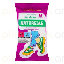 Խոնավ Անձեռոցիկ Naturelle Կոշիկների Մաքրման համար 15 հատ