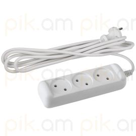 Երկարացման լար 3 տեղ 5 մետր