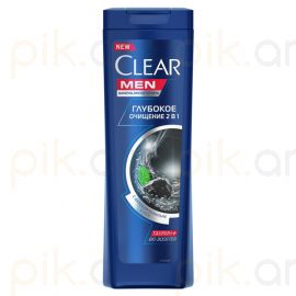 Շամպուն Clear 400 մլ 2 в 1 Глубокое очищение