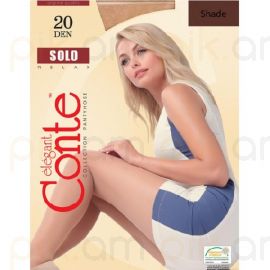 Զուգագուլպա Conte Elegant Solo 20D. 2S - Shade