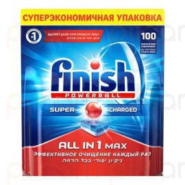 Սպասք լվացող մեքենայի հաբ Finish All in1 Max 100 հատ