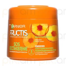 Մազի դիմակ Garnier Fructis 300մլ SOS Восстановление