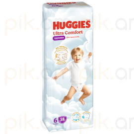 Մանկական տակդիր-վարտիք Huggies Ultra Comfort Boy N6 (15-25 կգ) 38 հատ