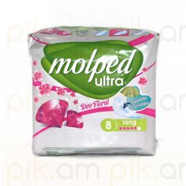 Կանացի Միջադիր Molped Ultra long deo floral 8 Հատ