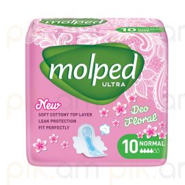 Կանացի Միջադիր Molped Ultra Normal Deo Floral 10 Հատ