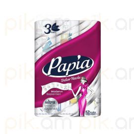 Թղթե սրբիչ Papia 12 հատ